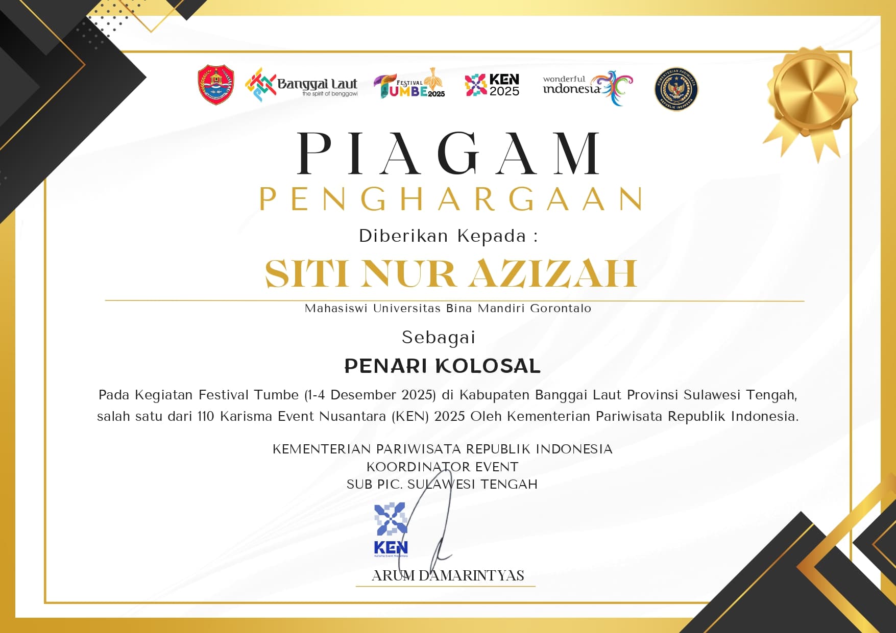 Festival Tumbe Kabupaten Banggai laut Kepulauan