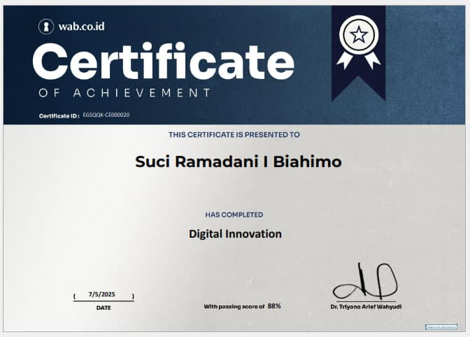 Short Course Digital Innovation