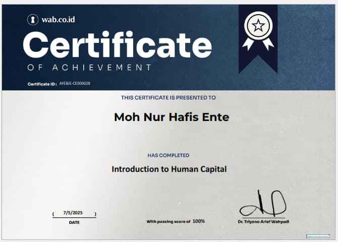 Short Course Introduction to Human Capital