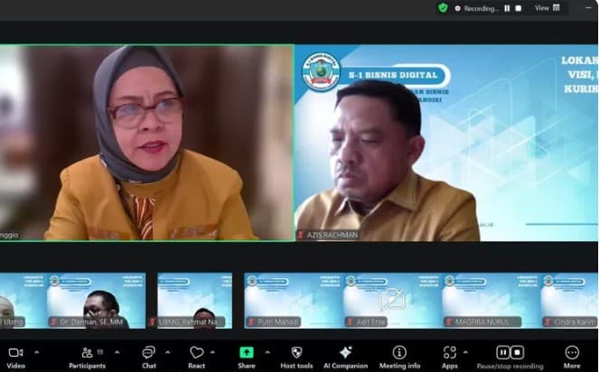 Lokakarya Visi, Misi dan Kurikulum Prodi Bisnis Digital (10 November 2025)