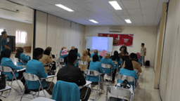 Pemberian Materi tentang Manajemen Retail Oleh Pihak Deputi PT. Sumber Alfaria Trijaya Tbk (Prodi Manajemen dan AB, 2023)